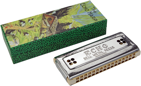 HOHNER Echo Harp Wender 64, C/G Mundharmonika