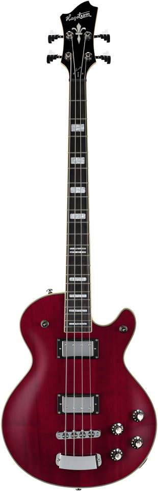 HAGSTROM Swede Wild Cherry Transparent Bass