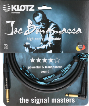 Klotz Joe Bonamassa 3m High End Gitarrenkabel Winkelklinke