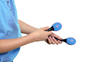 NINO Percussion Molded ABS Egg Maracas - 6" (NINO569SB)