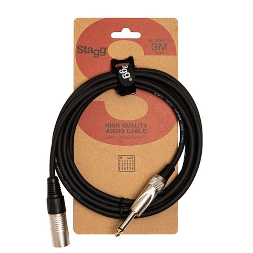 STAGG SAC3PXM DL 6,3mm M.Kinke-XLR M