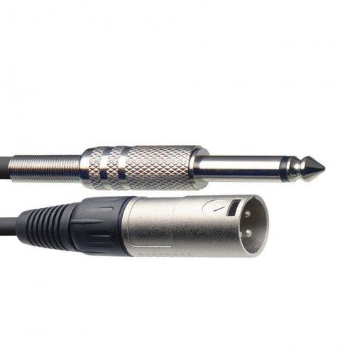 STAGG SAC3PXM DL 6,3mm M.Kinke-XLR M