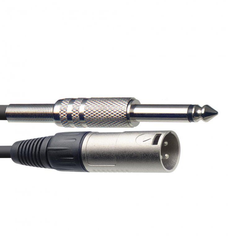 STAGG SAC3PXM DL 6,3mm M.Kinke-XLR M
