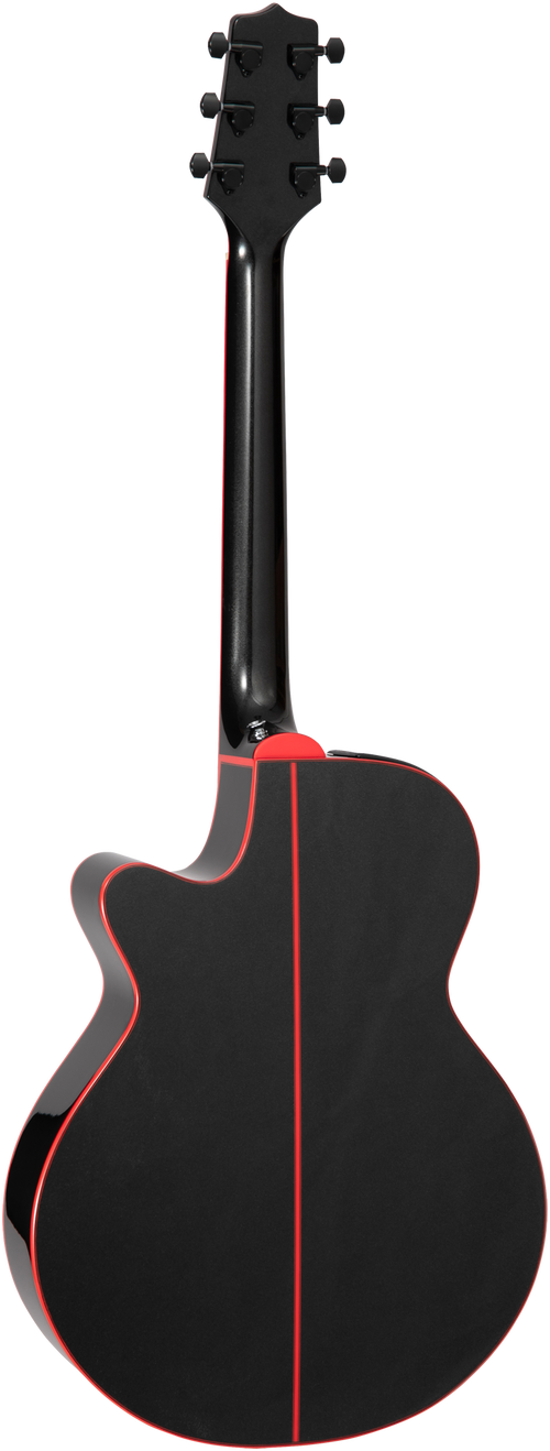 TAKAMINE GF49CE CB - Cosmic Black Sparkle Gloss