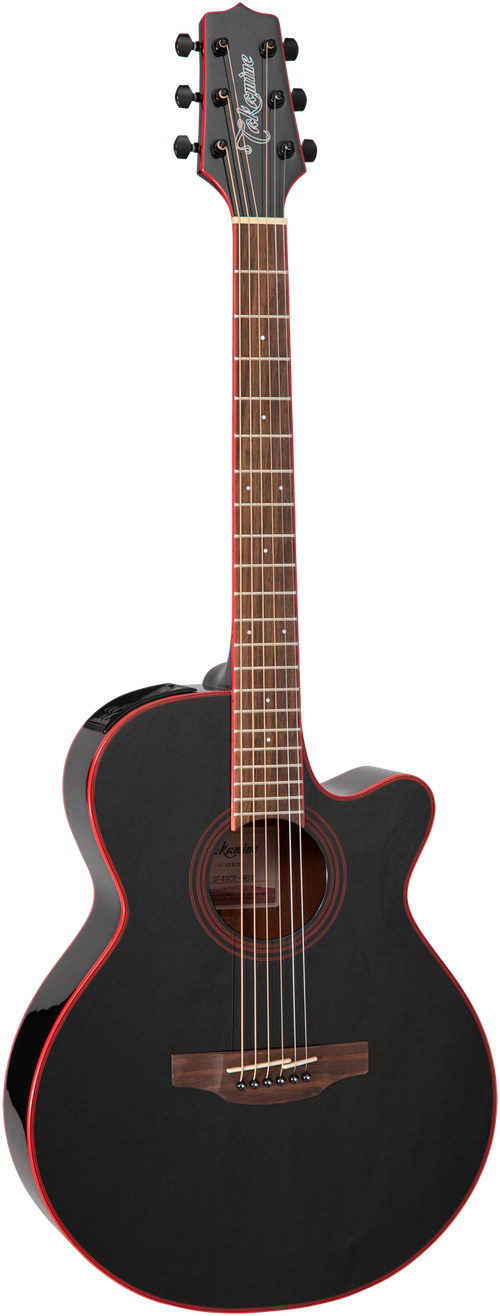 TAKAMINE GF49CE CB - Cosmic Black Sparkle Gloss