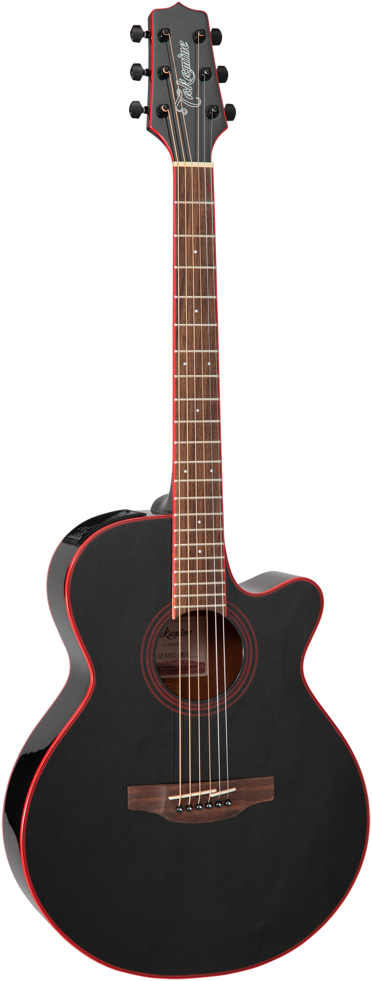 TAKAMINE GF49CE CB - Cosmic Black Sparkle Gloss