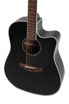APPLAUSE by OVATION AED96-5HG Wood Dreadnought Electric Acoustic Guitar Black Gloss