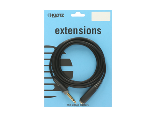 KLOTZ AS-EX20300 headphone extension jack plug - jack plug 6.35 mm 3 m