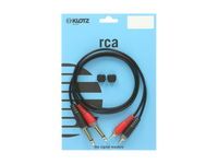 Klotz AT-CJ0300 twin cable 2xRCA - 2x6.3mm jack