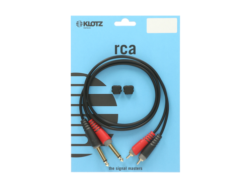 Klotz AT-CJ0300 cavo doppio 2xRCA - jack 2x6,3mm