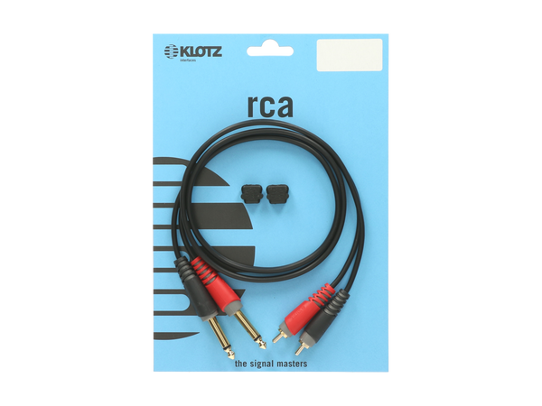 Klotz AT-CJ0300 twin cable 2xRCA - 2x6.3mm jack