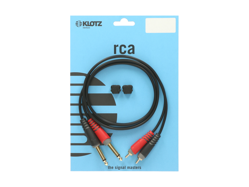 Klotz AT-CJ0300 twin cable 2xRCA - 2x6.3mm jack