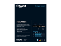 Klotz Pro Artist PRON090PP 9m instrument cable