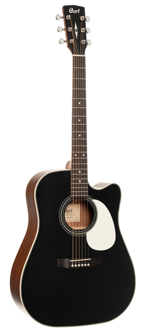 CORT MR500F CEDBKS Dreadnought Gitarre Black satin