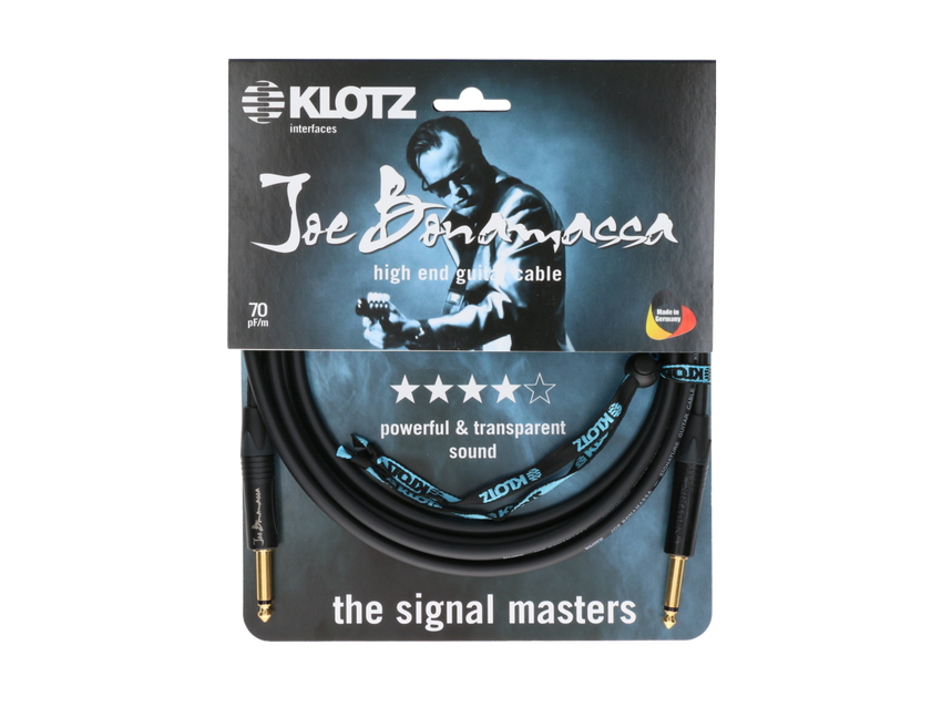 Klotz Joe Bonamassa 3m High End Gitarrenkabel
