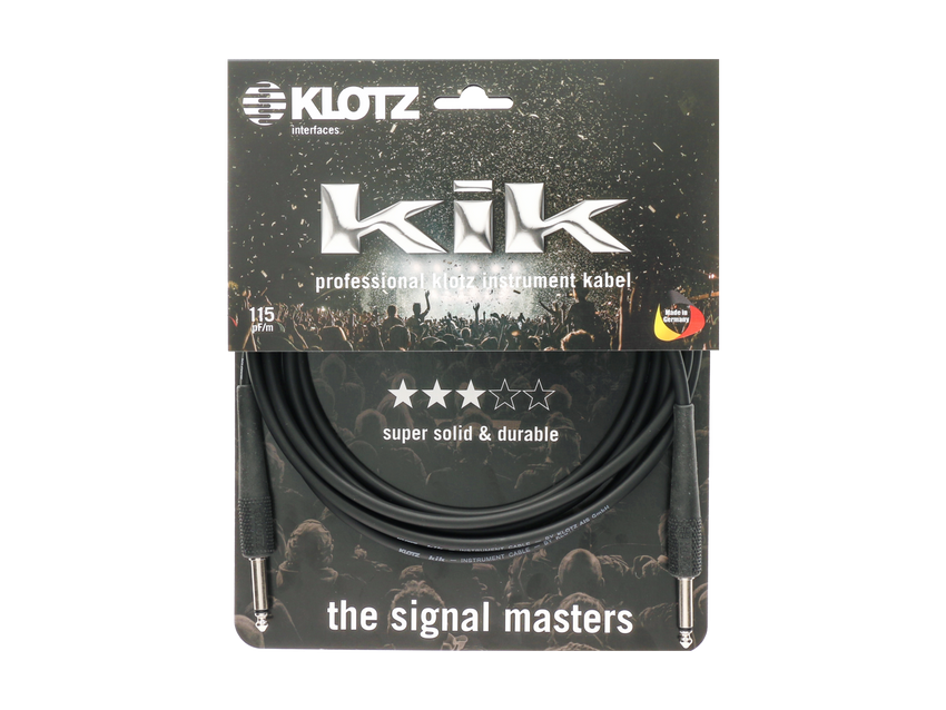 Klotz KIK9.0PPSW 9m instrument cable