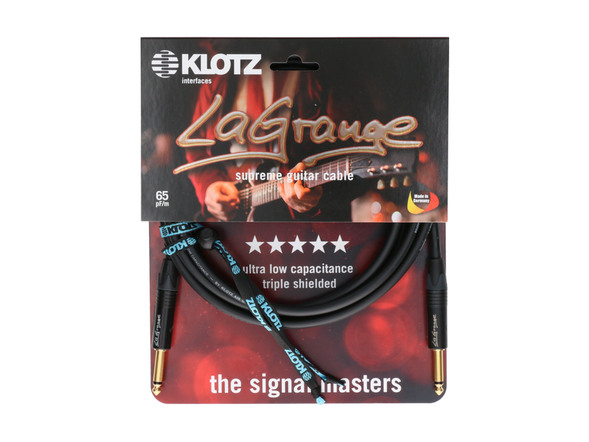 Klotz LaGrange  6M Erstklassiges Gitarrenkabel