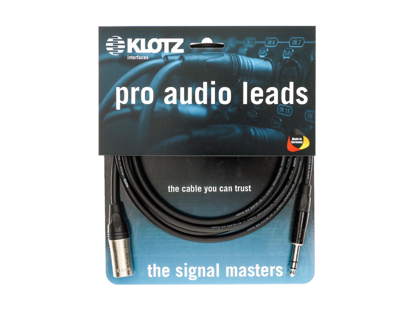 Klotz M1 Microphone M1MS1K0200 2m XLR-Klinke Sym.