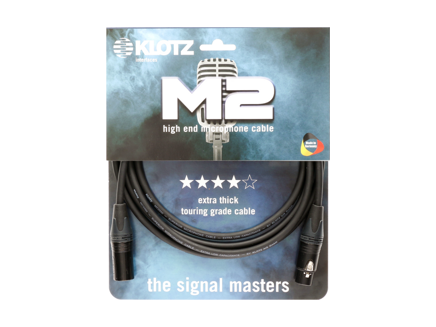 KLOTZ M2FM1-1000 10m premium XLR cable