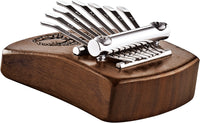 MEINL Sonic Energy KL801TOL Mini Kalimba 8 Töne, Baum des Lebens, Walnuss