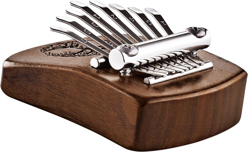 MEINL Sonic Energy KL801TOL Mini Kalimba 8 Töne, Baum des Lebens, Walnuss