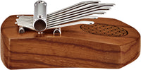 MEINL Sonic Energy KL802FOL Mini Kalimba 8 Töne, Blume des Lebens, Rotes Zebra