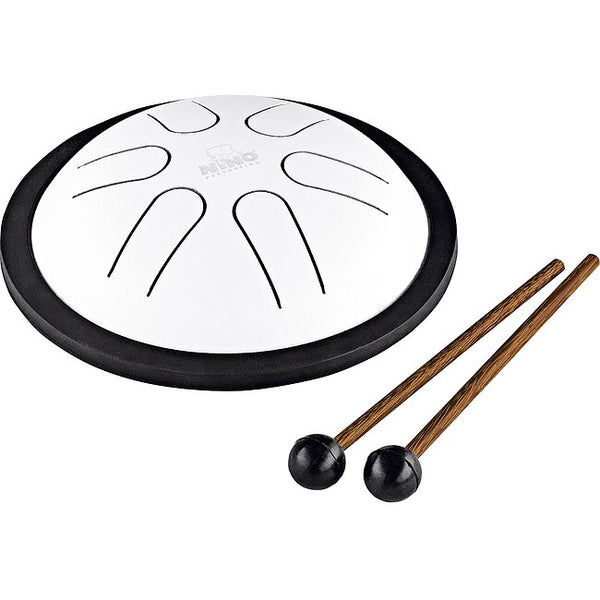 NINO Percussion Mini Melody Steel Tongue Drum - 6" Weiss