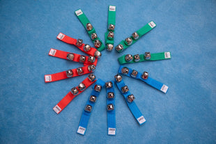 NINO Percussion Wrist Bell Set - 12 teilig