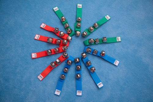 NINO Percussion Wrist Bell Set - 12 teilig