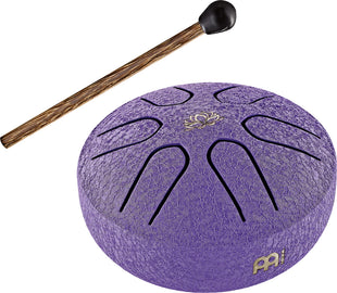 MEINL Sonic Energy PSTD1PLF Pocket Steel Drum Steel Drum Purple, A Major, Lotus Flower