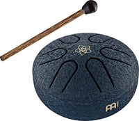 MEINL Sonic Energy PSTD2NBVF Pocket Steel Tongue Steel Drum Navy Blue, A Major, Venus Flower