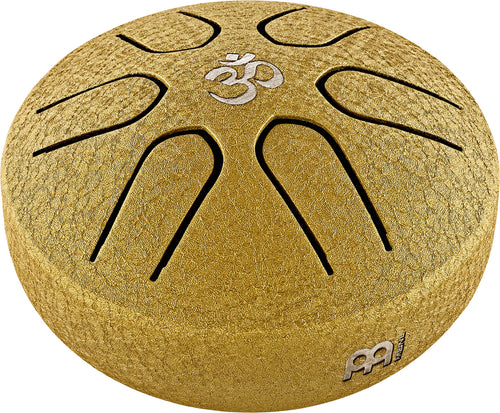 MEINL Sonic Energy PSTD3GOM Pocket Steel Tongue Steel Drum Gold, A Dur, OM