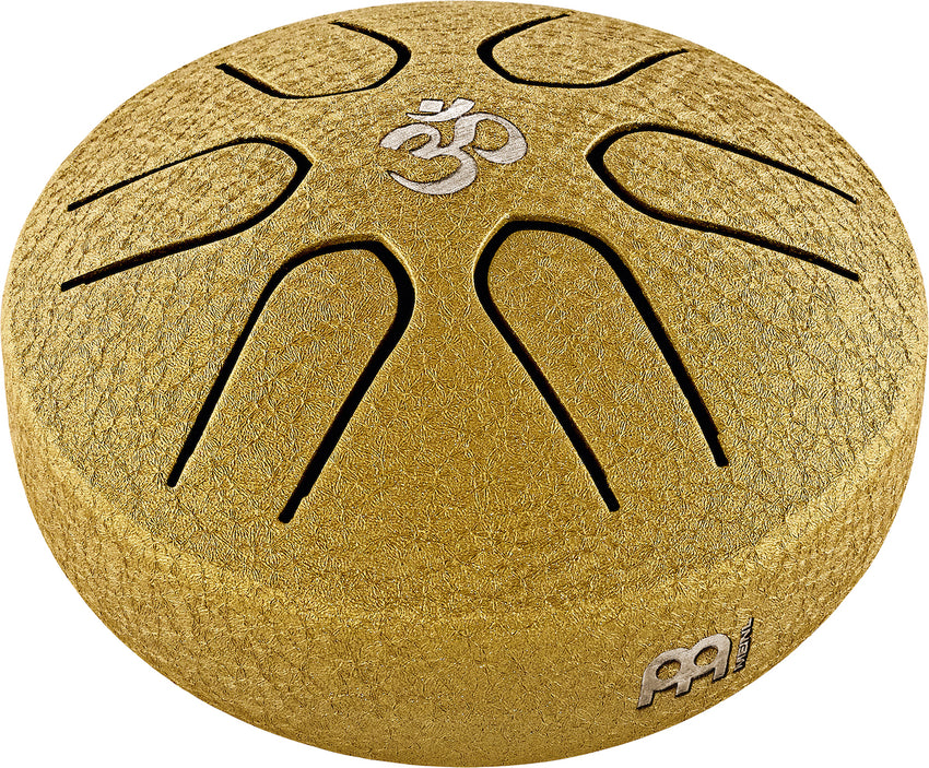 MEINL Sonic Energy PSTD3GOM Pocket Steel Tongue Steel Drum Gold, A Major, OM