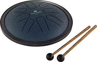MEINL Sonic Energy SSTD2NB Small Steel Tongue Drum Navy Blue, G Minor