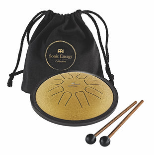 MEINL Sonic Energy SSTD3G 7 inch Small Steel Tongue Drum, C Minor, 8 tones