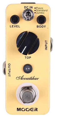 MOOER MAC1 Acoustikar Akustiksimulator-Effektpedal