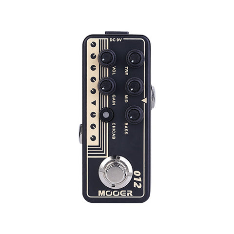 MOOER MPA012 Micro PreAmp 012 - US Gold 100 effects pedal