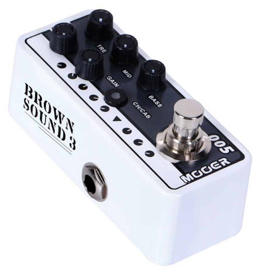 MOOER Micro PreAmp 005 Brown Sound 3 effetti a pedale, preamplificatore