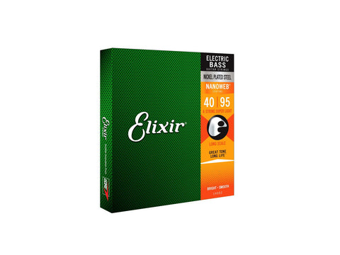 Elixir E14002 Electric Bass Strings, Super Light 045-095