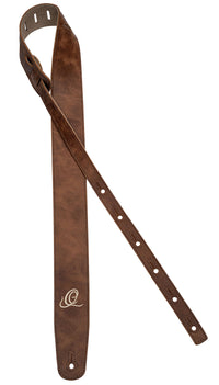 Ortega OSSU-40 Wildledergitarrengurt - Cognac