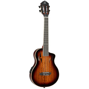 ORTEGA RTPX-U-ACA TourPlayer DeLuxe Tenor Ukulele inkl. Gigbag, acacia burst