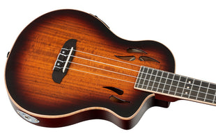 ORTEGA RTPX-U-ACA TourPlayer DeLuxe Tenor Ukulele inkl. Gigbag, acacia burst