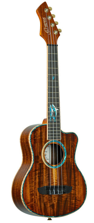 ORTEGA RUHZ30TH-BW 30th Anniversary Tenor Elektroakustik Ukulele inkl. Tasche (Blauwal)