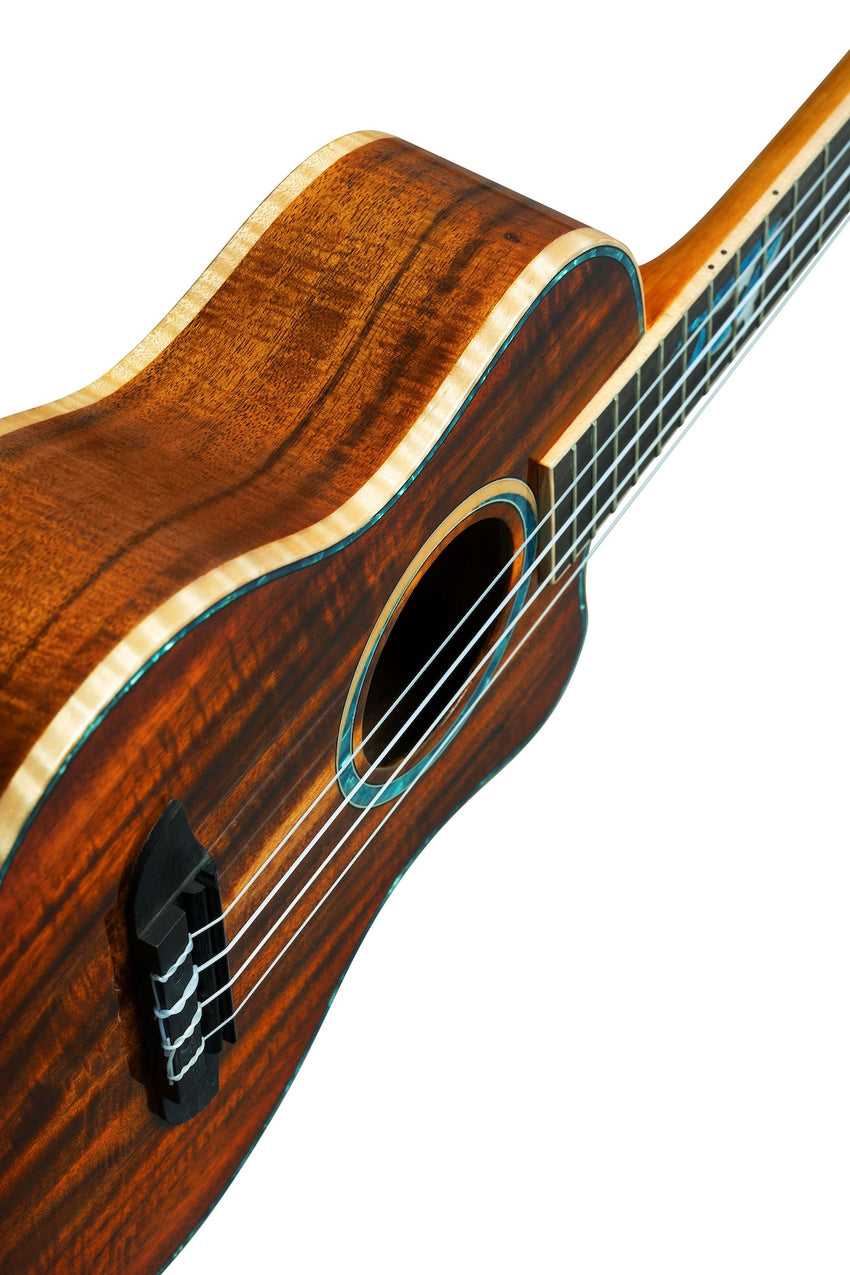 ORTEGA RUHZ30TH-BW 30th Anniversary Tenor Elektroakustik Ukulele inkl. Tasche (Blauwal)