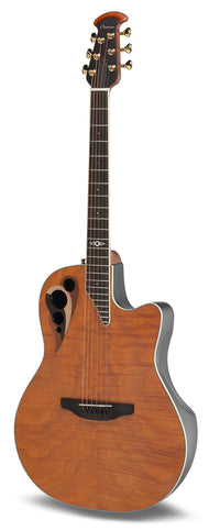 Ovation Celebrity Elite Deluxe Plus Ltd 2026 Deep Contour Amber Satin