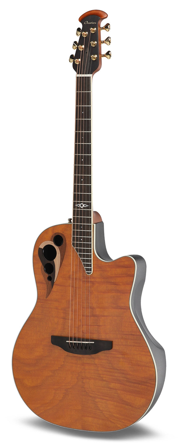 Ovation Celebrity Elite Deluxe Plus Ltd 2026 Deep Contour Amber Satin