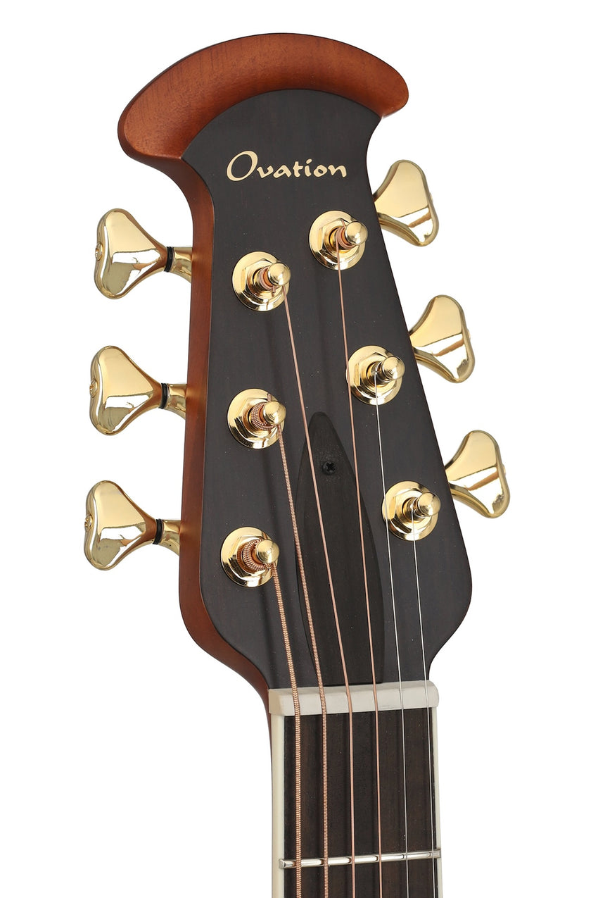 Ovation Celebrity Elite Deluxe Plus Ltd 2026 Deep Contour Amber Satin