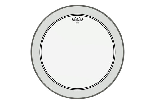 Pelle Remo 22" Powerstroke 3 Grancassa trasparente 
