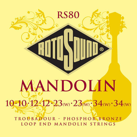 Rotosound RS80 Mandolin Strings Troubadour