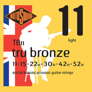 CORDE PER CHITARRA ACUSTICA ROTOSOUND TRU BRONZE 